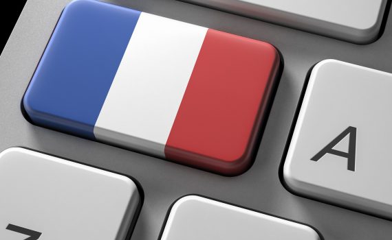 clavier drapeau français